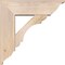 Ekena Millwork Olympic Traditional Smooth Bracket w/ Offset Brace, Douglas Fir, 7 1/2"W x 24"D x 24"H BKT0806X24X24OLY01SDF - alternate 4